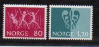 NORVEGE      Neuf **     Y. Et T.  N°  604 / 605       Cote:  2,50 Euros - Unused Stamps
