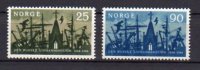 NORVEGE      Neuf **     Y. Et T.  N°  475 / 476       Cote:  3,75 Euros - Neufs