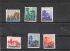 SAINT-MARIN : Tourisme, Types De 1955-57 : Tour Et Mur Castellane,Citadelle  Et Les 3 Tours, Palais Du Gouvernement - Unused Stamps