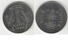 India 1 Rupee 1999 N (dot) Km 92.2   Unc - India