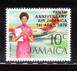 Jamaica 1979 Overprinted 10th Anniversary Air Jamaica MNH - Jamaica (1962-...)