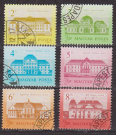 Chateaux - HONGRIE - Szecseny, Rackève, Kormend, Nagycenk Nagytéteny, Buk - N° 3064 à 3069 - 1986 - Used Stamps