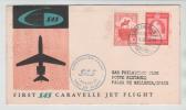 Denmark First SAS Caravelle Jet Flight Copenhagen - Palma De Mallorca 1-4-1960 - Brieven En Documenten