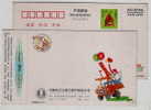 Heavy Dump Truck,China 1998 Changjiang River Three Gorges Project Developing Company Advertising Pre-stamped Card - Camiones