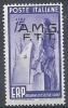 1949 TRIESTE A ERP 15 LIRE MNH ** VARIETà - RR9193 - Neufs