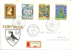 HUNGARY - 1970.FDC Set USED - 43rd Stampday-Initials And Paintings From Bibliotheca Corviniana - FDC