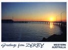 Derby, WA -  Sunset Over The Jetty, Huge Tidal Range Here Unused, Nucolorvue - Altri & Non Classificati