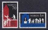 Norway 1971 Mi. 627-28 Bistum Oslo 900 Jahre Complete Set !! - Gebruikt