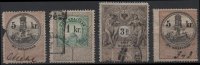 AUTRICHE ÖSTERREICH AUSTRIA Lot Timbres Discaux Steuer Stempel Marke KRAJCZAR - Steuermarken