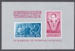 TOGO IMPERF Mini Sheet  Stalin, Roosevelt, In Memory Of Churchill, V For Victory,  MNH 1 Reg & 1 Airmail Stamp - Sir Winston Churchill