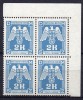 Böhmen Und Märhen - Dienstmarken - 1943 - Michel N° 21 ** Bloc De 4, Coin De Feuille - Neufs