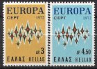 1972 - GRECIA / GREECE - EUROPA CEPT - LE STELLE / STARS - 2 FRANCOBOLLI. MNH - 1972