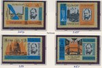 Sharjah UAE1966  Re Values PERF  # 254 To 257 CHURCHILL  In Memory Of, Currency Change  MNH - Sir Winston Churchill