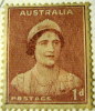 Australia 1937 Queen Elizabeth 1d - Unused - Mint Stamps