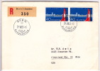 1953 Aéroport De Zurich Zum 313 X 2 Oblit. Allemande - FDC