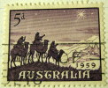 Australia 1959 Christmas Three Wise Men 5d - Used - Oblitérés