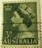 Australia 1953 Queen Elizabeth II 3d - Used - Oblitérés
