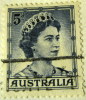 Australia 1959 Queen Elizabeth II 5d - Used - Oblitérés