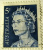 Australia 1966 Queen Elizabeth II 5c - Used - Oblitérés