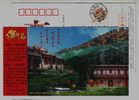 Taoism Fengyun Taoist Temple,Buddhism Wanfo Temple,stream,CN11 Mt.dafeng Shan Ladscape Advertising Pre-stamped Card - Buddhism