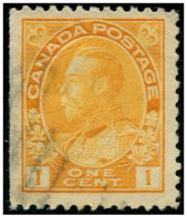 Pays :  84,1 (Canada : Dominion)  Yvert Et Tellier N° :   108-4 (o) Du Carnet - Timbres Seuls