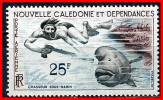 NEW CALEDONIA  1961 UNDERWATER FISHING SC#C31 VF MNH - Ongebruikt