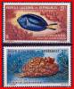 NEW CALEDONIA  1964 MARINE LIFE / CORAL REEF / FISH SC# C36-37 VF MNH CV.$18.00 - Neufs