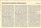 Zeppelin-Fälschungen! Sehr Detailierte Hinweise Aur Erkennung Dieser Marken Und Belege - Sonstige & Ohne Zuordnung