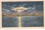 B37402 General View Of Harbour And U S Naval Academy At Night Annapolis MD Used Perfect Shape - Annapolis – Naval Academy