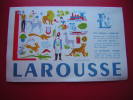 BUVARD-LAROUSSE-LES DICTIONNAIRES -PHOTO RECTO / VERSO - Stationeries (flat Articles)