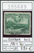 Britisch Guyana - British Guiana - Guayana - Michel 180x Zahnfehler - Oo Oblit. Used Gebruikt - Michel 35,00 Euro - Guyana Britannica (...-1966)