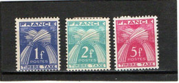 FRANCE  Taxe  1946-55  Y.T. N° 78  à  89  Incomplet  NEUF*  Charnière Propre - 1859-1959 Used