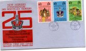 Enveloppe  Timbrée  1er Jour D'Emission  Du 25eme Anniversaire De L'Ascencion Au Trone De Voir Scan - FDC