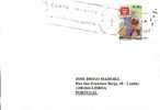 Spain Cover To Portugal With Rioja Wine Stamp - Wein & Alkohol