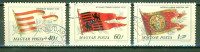 Drapeaux - National Et Historiques - HONGRIE - Dynastie Des Arpadiens - N° 2754-2755-2756 - 1981 - Usado