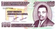 BURUNDI  100 Francs  Nouvelle Emission Du 01-05-2010    ***** BILLET  NEUF ***** - Burundi