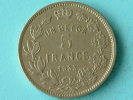 1933 FR - 5 FRANC UN BELGA / Morin 388a ( Uncleaned Coin / For Grade, Please See Photo ) !! - 5 Francs & 1 Belga