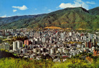 CARACAS - Vista Panoramica De Caracas Con Hotel Humboldt, Cerro Avila / Panoramic View - TBE, Carte Neuve, 2 Scans - Venezuela