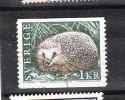 Svezia   -   1996.  Riccio.  Hedgehog - Rodents