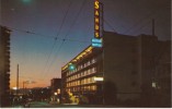 Vancouver BC Canada, Sands Motor Hotel Lodging, Night Scene, C1950s Vintage Postcard - Vancouver