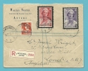 336+412+415+416+418 Op AANGETEKEND Brief Met Stempel ANTWERPEN Naar LONDRES (G.B.) - 1932 Ceres E Mercurio