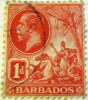 Barbados 1912 Seal Of The Colony 1d - Used - Barbades (...-1966)