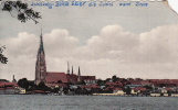 B36059 Sohleswig Blick Uber Die Sohlei Zum Dom  Used Good  Shape Corner Cut - Flensburg