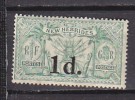 P3867 - BRITISH COLONIES NEW HEBRIDIES Yv N°77 * - Unused Stamps