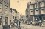 Cpa HERVE Rue Haute Très Belle Carte Animée,  Pompe  Magasin Enfants - Herve