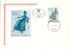 AUTRICHE:1967:N°1066 FDC:Centenaire De La Société Viennoise De Patinage Sur Glace. - Lettres & Documents