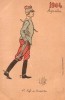 ILLUSTRATEUR  L VALLET  ILLUSTRATION UNIFORME UNIFORMERIE UNIFORM  MILITAIRE  HUSSARDS 1904 - Vallet, L.