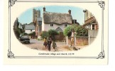 CP, Royaume-Uni, Angleterre, Ile De Wight, Carisbrooke Village And Church, Vierge - Autres & Non Classés