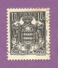 MONACO TIMBRE N° 249 OBLITERE BLASON MONEGASQUE - Gebruikt