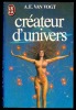 CREATEUR D'UNIVERS, A.E. Van Vogt, N° 529, J'ai Lu, Science-Fiction (1984) - J'ai Lu